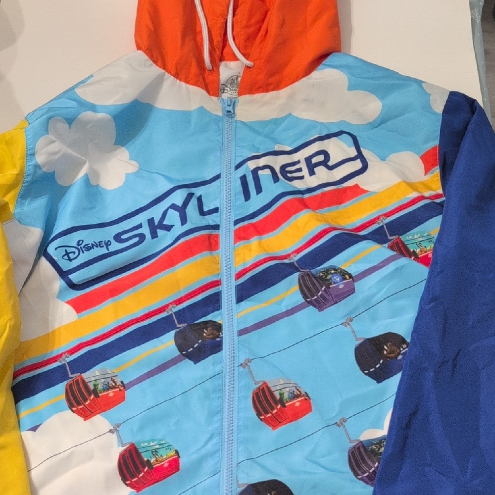 Disney Skyliner Jacket with Blue and Orange Accents